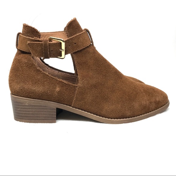 Steve Madden Ankle Boots Duncan Brown Suede Size 8 - Picture 2 of 10